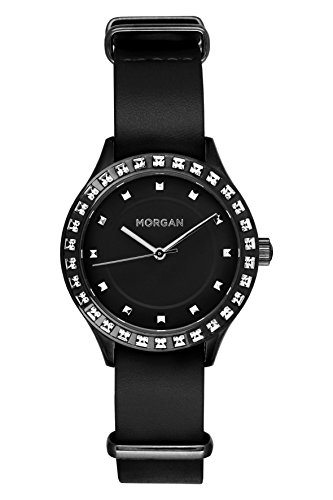 MORGAN Femme Date Standard Quartz Montre avec Bracelet en PU MG 001S-3AA