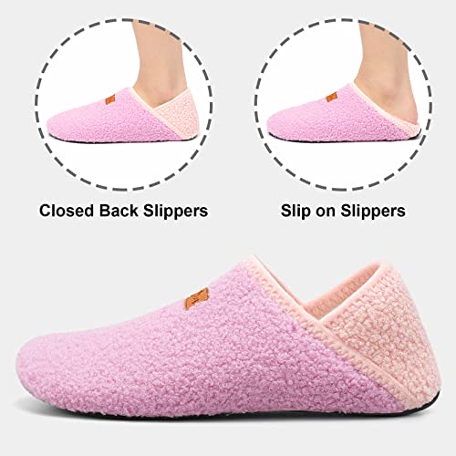 Image of Fires Womens Mens Slippers with Rubber Sole Soft-Lightweight House Slipper Socks Around House Shoes Non Slip Indoor /Outdoor