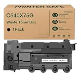 lenvalora C540X75G Waste Toner Bottle Replacement for Lexmark C540X75G for CS510de CS510dte CS517de CX310dn CX310n CX317dn CX410de CX410dte CX410e CX417de CX510de CX510dhe Printer 1 Pack