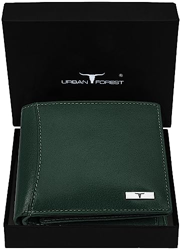 Oliver Leather Wallet for Men, Aniline Green, Contemporary2
