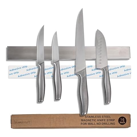 Hamletoff Magnetic Knife Holder for Wall Cover