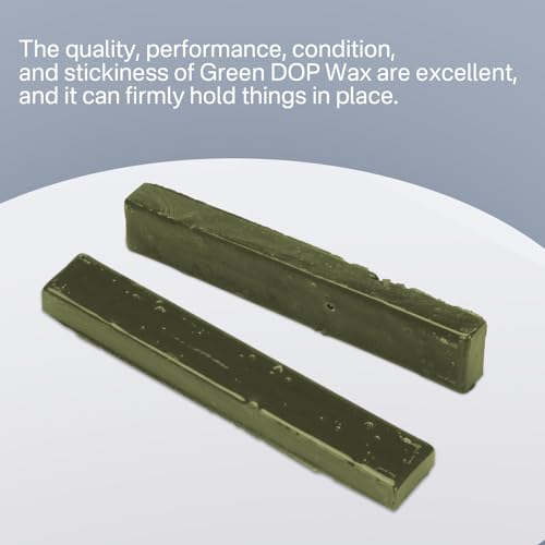 Image of Green DOP Wax Fit for Lapidary Cabachon Forming Cutting and Polishing Versatile