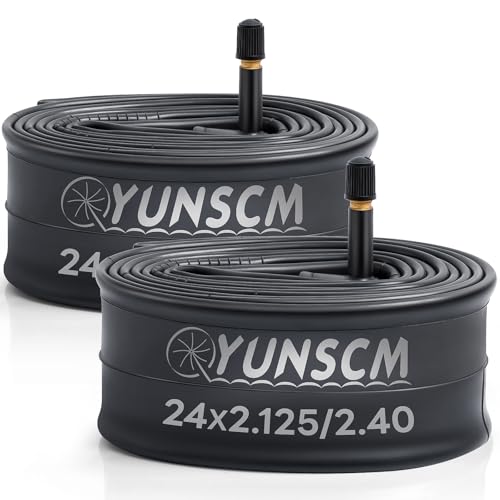 2-PCS 24 Bike Tubes 24 x 2.125/2.40 54/64-507 AV32mm 24 Bicycle Tubes Compatible with 24 x 2.125 24 x 2.20 24 x 2.25 24 x 2.30 24 x 2.35 24 x 2.40 Schrader Valve Bike Tire Tubes