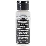 DecoArt Americana Multi-Surface Satin Acrylic Paint, 2-Ounce, Cotton Ball