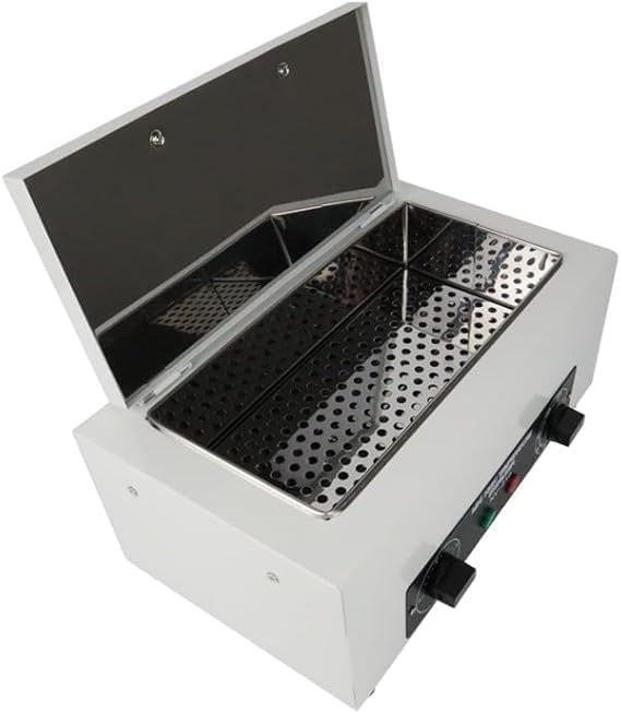 ele ELEOPTION 110V 300W Dry Heat Cabinet 1.5L High Temperature Box with Timer 200°C for Salon Tools Nail & Spa Equipment