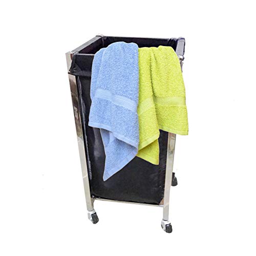 FLYIFE Carros de Mano Móviles Carro de Salón de Belleza Carro de Almacenamiento de Toallas para Baño, Carro de Hotel Carro de Servicio de Limpieza de Habitaciones, Carro de Utilidad Clasificador de Ro