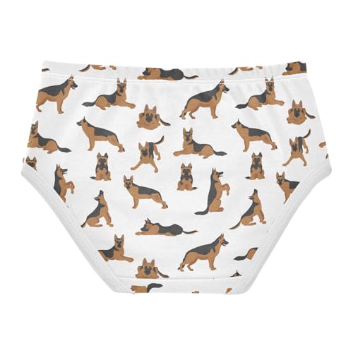 Girls' Underwear German Shepherd Cotton Stretch Comfort Toddler Panties2
