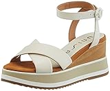 unisa sandalias amazon Sandali con zeppa, con cinturini in camoscio annodati sul collo del piede e cinturino alla caviglia regolabile con fibbia metallica. Suola in gomma sportiva, leggera e flessibileAltezza zeppa effetto legno 8 cm Plateau 3,5 cm con battuta 4,5 cm