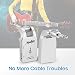 Moukey MWS-01 2.4 GHZ sistema de guitarra inalámbrica, 6 canales, receptor de...
