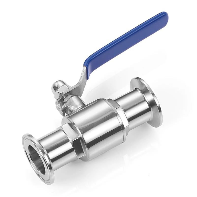 Válvula de bola sanitaria de 2 vías con férula de triple abrazadera y paso esférico de 38mm 4