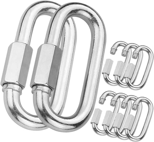 20 Pack 3/16 Quick Links Trapping Supplies Chain Cable Connectors Zinc Coated