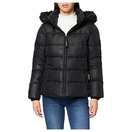 Calvin Klein Essential Real Down Dunjacka dam, Svart, XXS