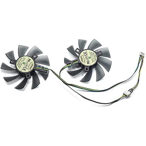 DIY Two Ball Bearing Grafikkartenlüfter Graphics Card Fan 85mm für MSI Gigabyte Sapphire Zotac XFX Mining GPU Cover