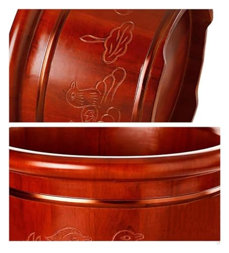 Tina de pies de madera maciza para spa y masaje miniatura 7