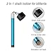LAKE OF FIRE Round Pool Cue Chalk Holder – 2-in-1 Billiard Accessory with Pool Chalk Holder & Cue Tip Tool(Blue)
