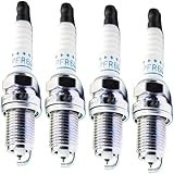4 pcs Car Spark Plug 101 000 063AA PFR6Q 101000063AA Compatible With Golf Jeeta Audi TT