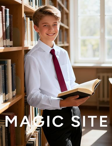Image of Boys Long Sleeve Button-Down Dress Shirts with Tie: 2 Fabrics (Stretch /Standard) & 2 Fits (Regular /Husky)
