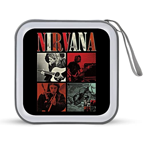 CDケース ニルヴァーナ DVDケース CD/DVD収納バッグ ディスクケース CD収納ボックス 40枚収納 Blu-rayケース メディアケース 両面収納 おしゃれ 防水 大容量 小型 持ち運び便利 薄型 ファスナー付 旅行 自宅