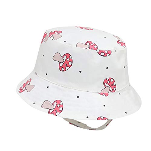 huelufi Jungen Baby Sonnenhut Kinder Sonnenmütze Junge UV Schutz, Unisex Sommerhut Bedruckt Fischerhut Baby Kappe Mütze Fischerhut Strandhut Frühling,Sommer,Für2-9Jahre (D) Cover
