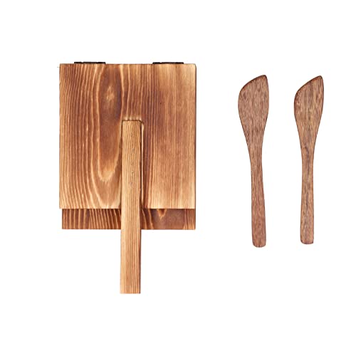 Wooden Tortilla Press Dough Tortilla Press Wood, Dough Pressing Tool Pressing Tool Multifunction Nonslip Wooden Handle Fine Workmanship Dough Pressing Tool