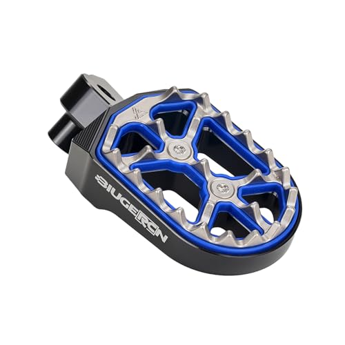 Image of JFG RACING Dirt Bike Foot Pegs,Double Deck CNC Rest Pedal Footpegs for YZ65 18-26 /YZ85 02-26 /YZ125 97-26 /YZ250 98-26 /YZ250F 01-22 /WR250F 01-24 /YZ450F 03-22 /WR450F 03-26 /YZ125X YZ250X-Black