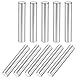sourcing map 10pcs 8mm X 50mm Passstift 304 Edelstahl Zylindrischer Regalstützstift Befestigungselemente Silber