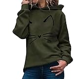 Sudadera casual suelta para mujer para uso diario, deportes, escuela, vacaciones, citas, fiestas de Navidad e incluso uso casual.