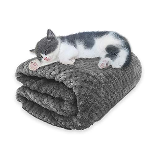 Laifug Premium Fluffy Fleece Warm Dog Blanket,Multiple Sizes,Machine Washable,Soft Plush Throw Protects Couch, Chairs…