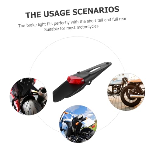 BUGUUYO Luz Traseira Do Pára-Choque Luz De Freio Da Motocicleta Luzes Traseiras Da Motocicleta Luz T
