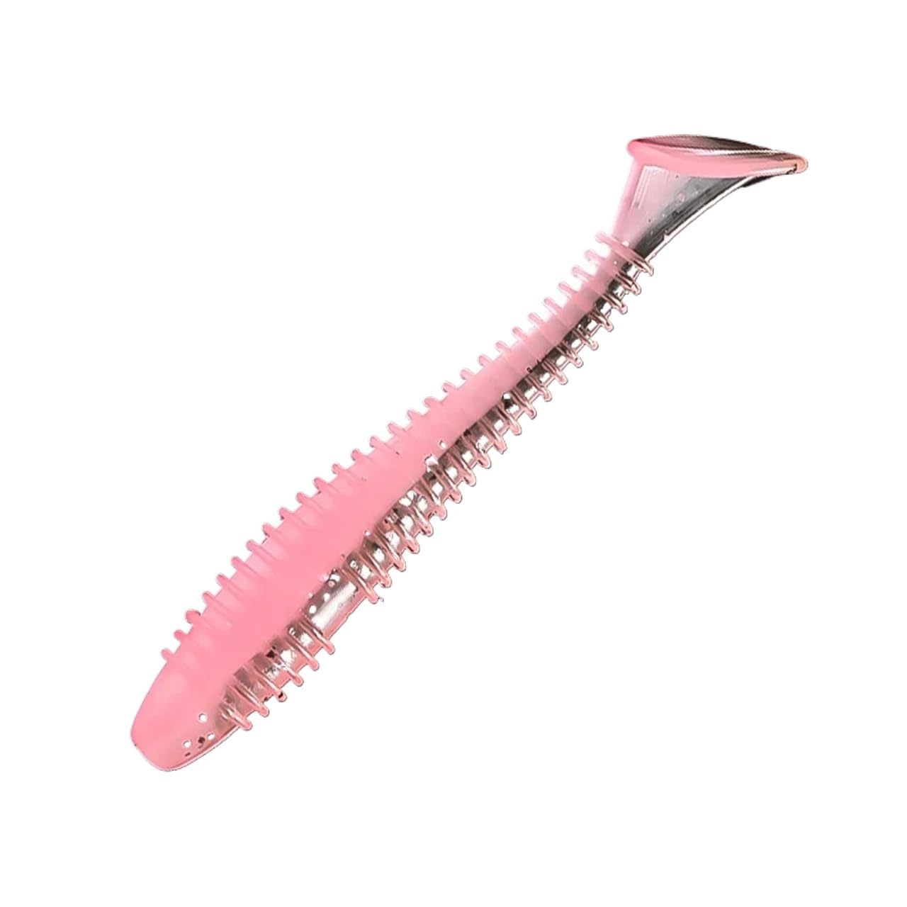 Générique Leurre Souple 6cm 1.4g Double Couleur Queue T 10pcs Mer Bar