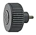 Kipp KBP-394 Studded Thermoplastic Knurled Knob 1.97 Diameter, 3/8-16 thds.