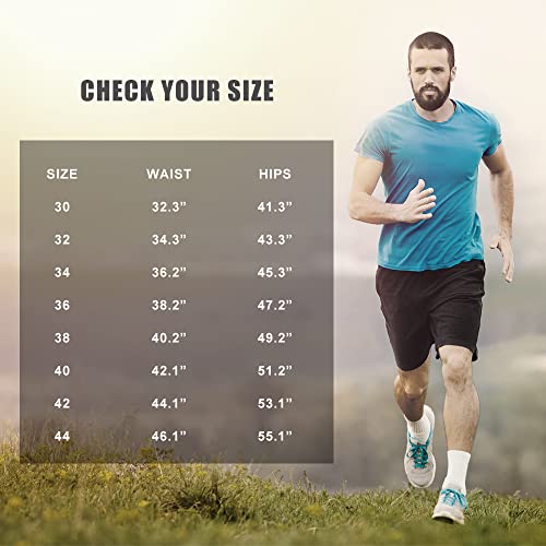 Mesinsefra Men's Hiking Cargo Shorts Lightweight Quick Dry Outdoor Stretch Travel Fishing With Multi Pockets Blue 38 #TOP5