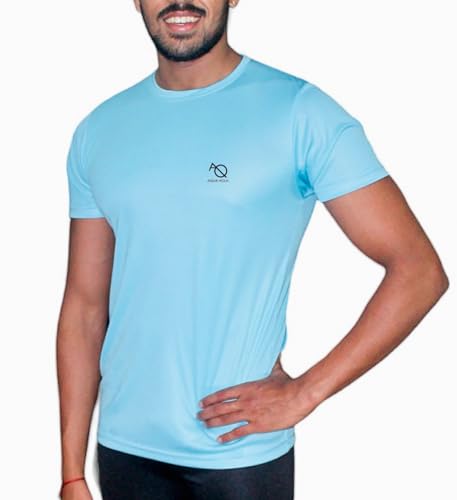 Image of Aqua Holic Swimming T-Shirt Half Sleevs for Men | Quick-Dry UPF 50 Swim Tshirt