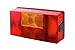 Produktbild HELLA - Heckleuchte - Glühlampe - 24/12V - Anbau - Lichtscheibenfarbe: rot/gelb - Stecker: Flachstecker - rechts - Menge: 1 - 2SD 006 040-141