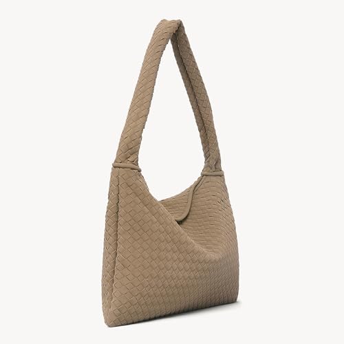 Image of NEWBELLA Tote Bag for Women, Vegan Leather Crossbody Shoulder Bag, Top Handle Satchel Purse for Work, Travel, Daily Use (Olive)