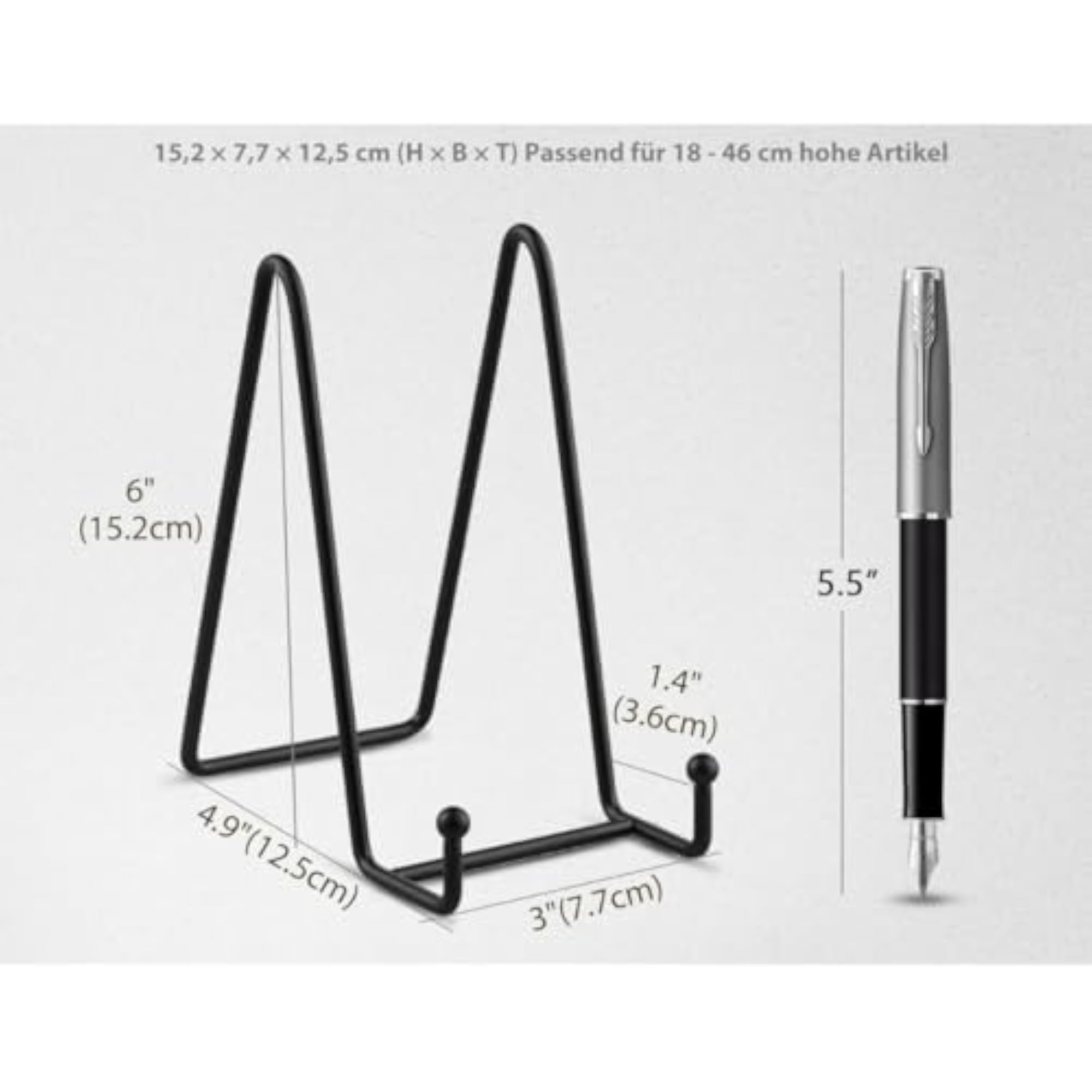 Metal Display Stand Easel, Adjustable Art Holder