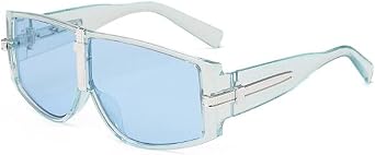 Full-enclosed wide-rim sunglasses new punk style hip-hop glasses mens UV protection sunglasses