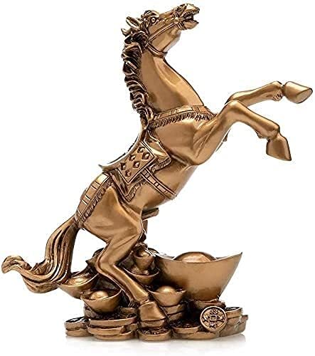 Décoration Feng Shui : statue de cheval en résine pour harmoniser votre espace