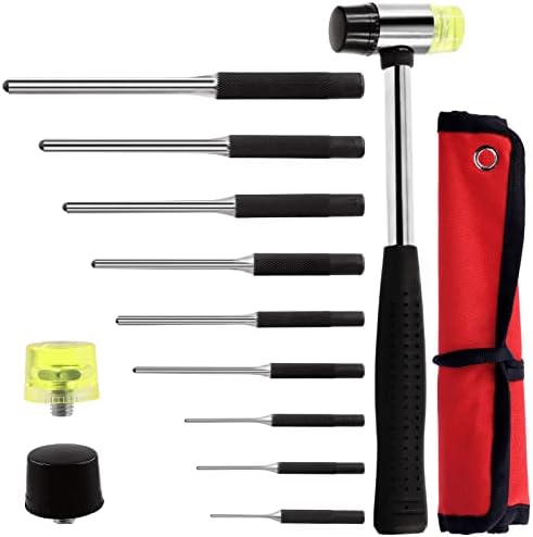 Set Punzoni Per Metallo - 9 Pezzi Con Rullo, Acciaio Durevole, Per Foratura E Marcatura - Foto 9