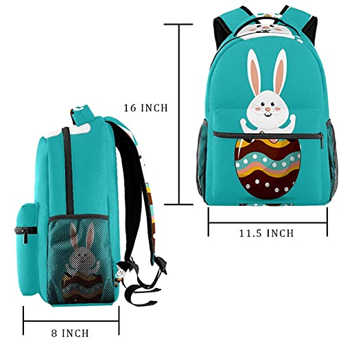Sac à dos lapin mignon Joyeuses Pâques, le cadeau idéal pour le collège