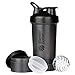 Price comparison product image Blender Bottle ProStak - 22oz Protein Shaker Cup Water Bottle incl 150cc and 100cc Jar,Fashion Black,450 ml