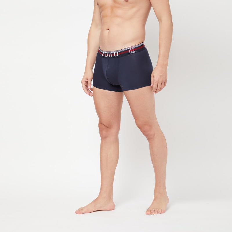 Image of Zoiro Men's Soft Cotton Blend Solid Trend Trunk (Pack of 2) |Colours May Vary