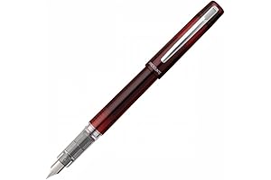 Platinum Prefounte Medium Fountain Pen in Crimson Red