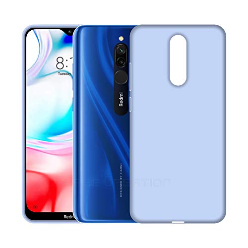 Image of Case Creation Luxurious OG Series for Xiaomi Redmi 8 Case Cover,Anti-Dirty Slim Case Frosted Matte Cute Candy TPU Raised Bezel (Splash of Color) Back Cover for Redmi 8 -Light Purple