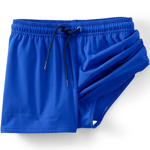 Lands' End Girls Chlorine Resistant Tankini Top Woven Short Set2