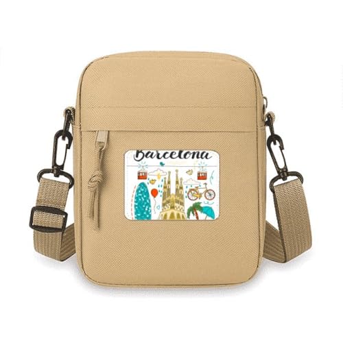 Sac à bandoulière Barcelona Sagrada Falia aux finitions artistiques