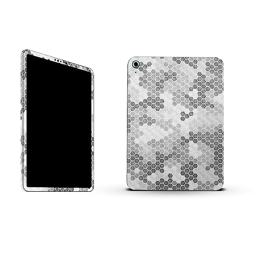 Image of MightySkins Carbon Fiber Skin Compatible with Apple iPad 10.9 inch 10th Gen (2022) Full Wrap Kit - Camo Hexadots | Protective, Durable Textured Carbon Fiber Finish | Easy to Apply | Made in The USA