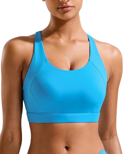 Image of RUNNING GIRL Sports Bra for Women High Support,Molded Cup Strappy Running Sports Bras with Sewn in Pads