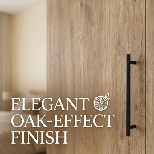 Image of FFO Keris 2 Door Wardrobe with 2 Drawers, Hanging Rod & Storage Shelves | Modern Clothes Almirah Cabinet with Lock & Black Handles for Home DIY.