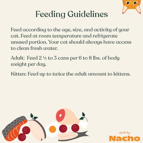 Made by Nacho Premium Minced Wet Canned Cat Food with Hydrating Bone Broth 3.0oz (Variety Pack (12 Count) - Chicken and Herring, Salmon and Sole) - Thumbnail 6